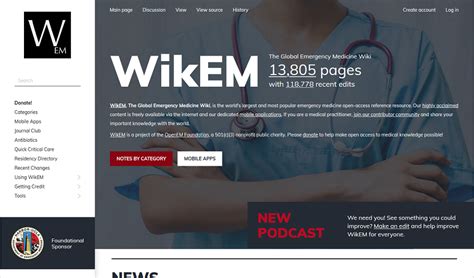 wikiem|wikem emergency medicine.